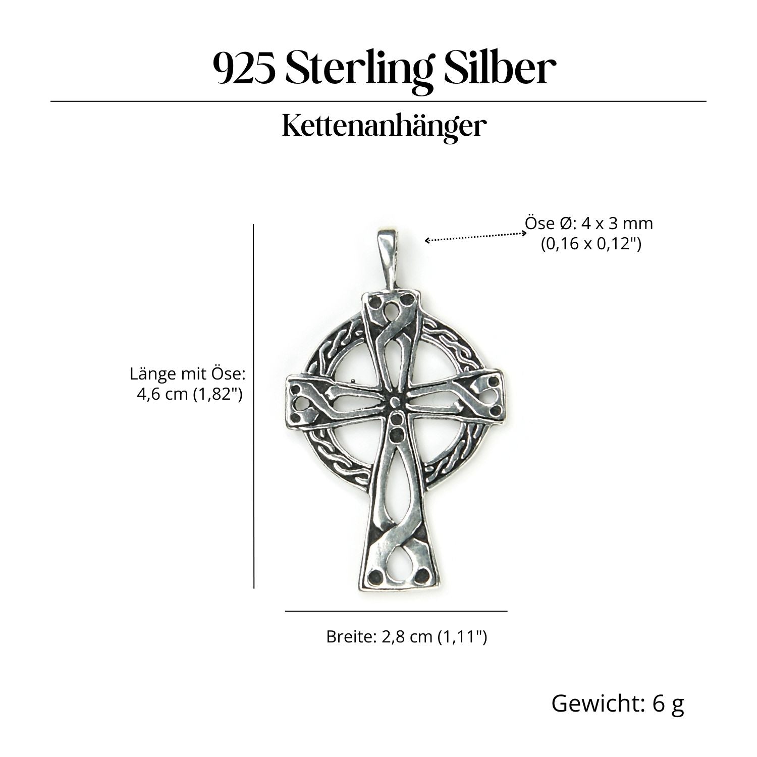 Celtic Cross Jewelry 925 Sterling Silver Jewelry