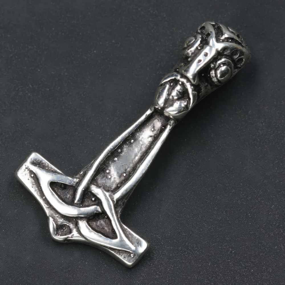 Thorshammer 925er Sterlingsilber Anhänger Mjölnir Wikinger Schmuck
