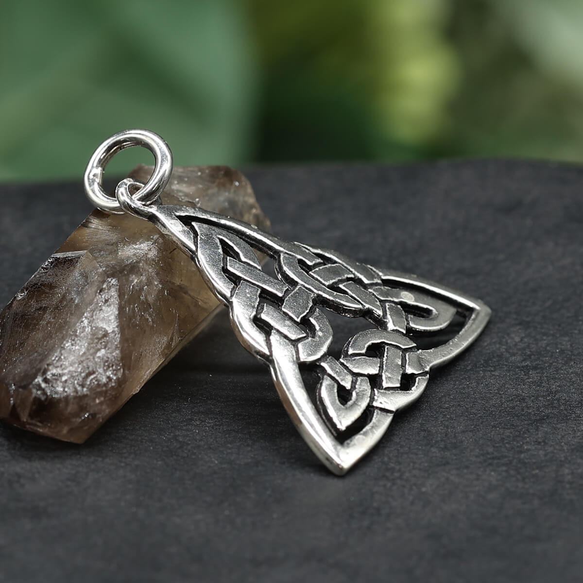 Keltisches Dreieck Silberschmuck Kettenanhänger 925 Silber