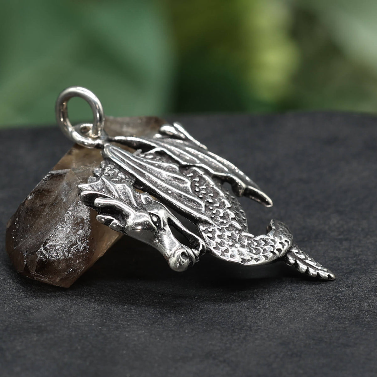 Drache Silberschmuck Kettenanhänger 925 Silber