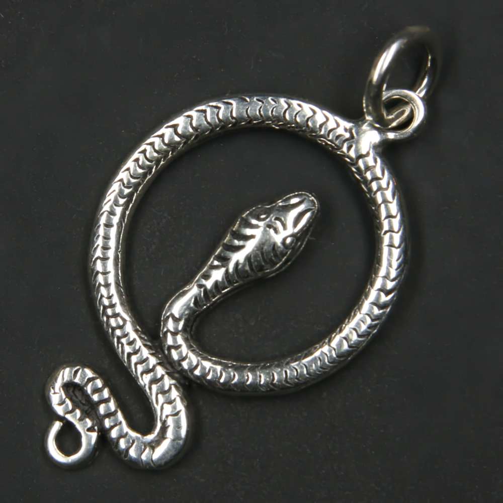 Schlange Silber Anhänger 925er Kettenanhänger