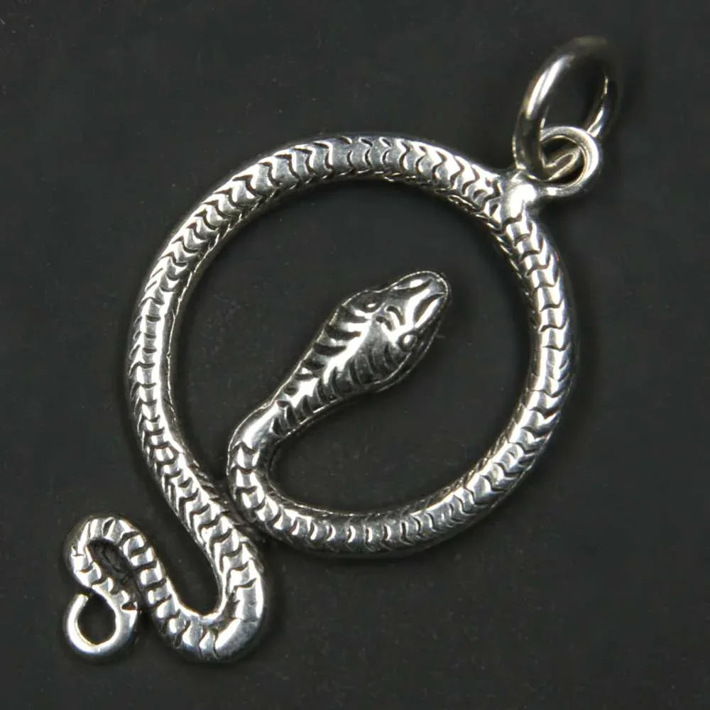 Schlange Silber Anhänger 925er Kettenanhänger