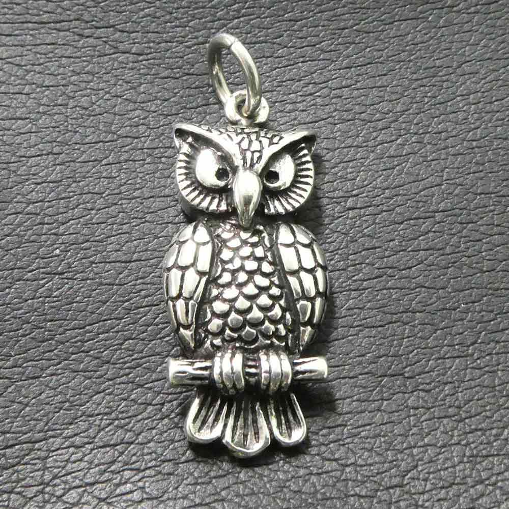 Eule Schmuck Silber Anhänger
