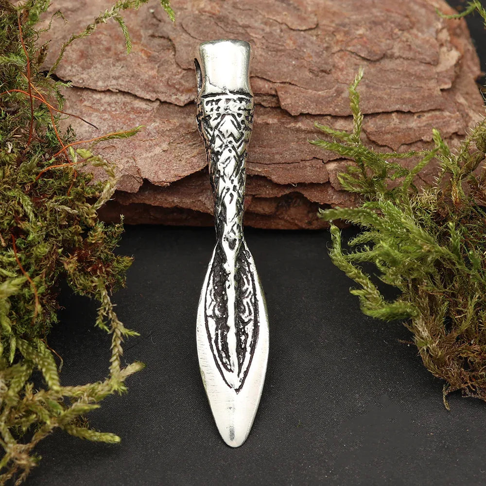 Speerspitze Silberanhänger 925 Kette Schmuck Anhänger