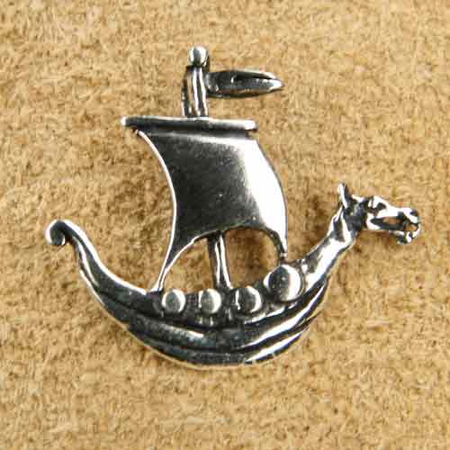 Wikingerboot Schmuck Boot 925 Kettenanhänger