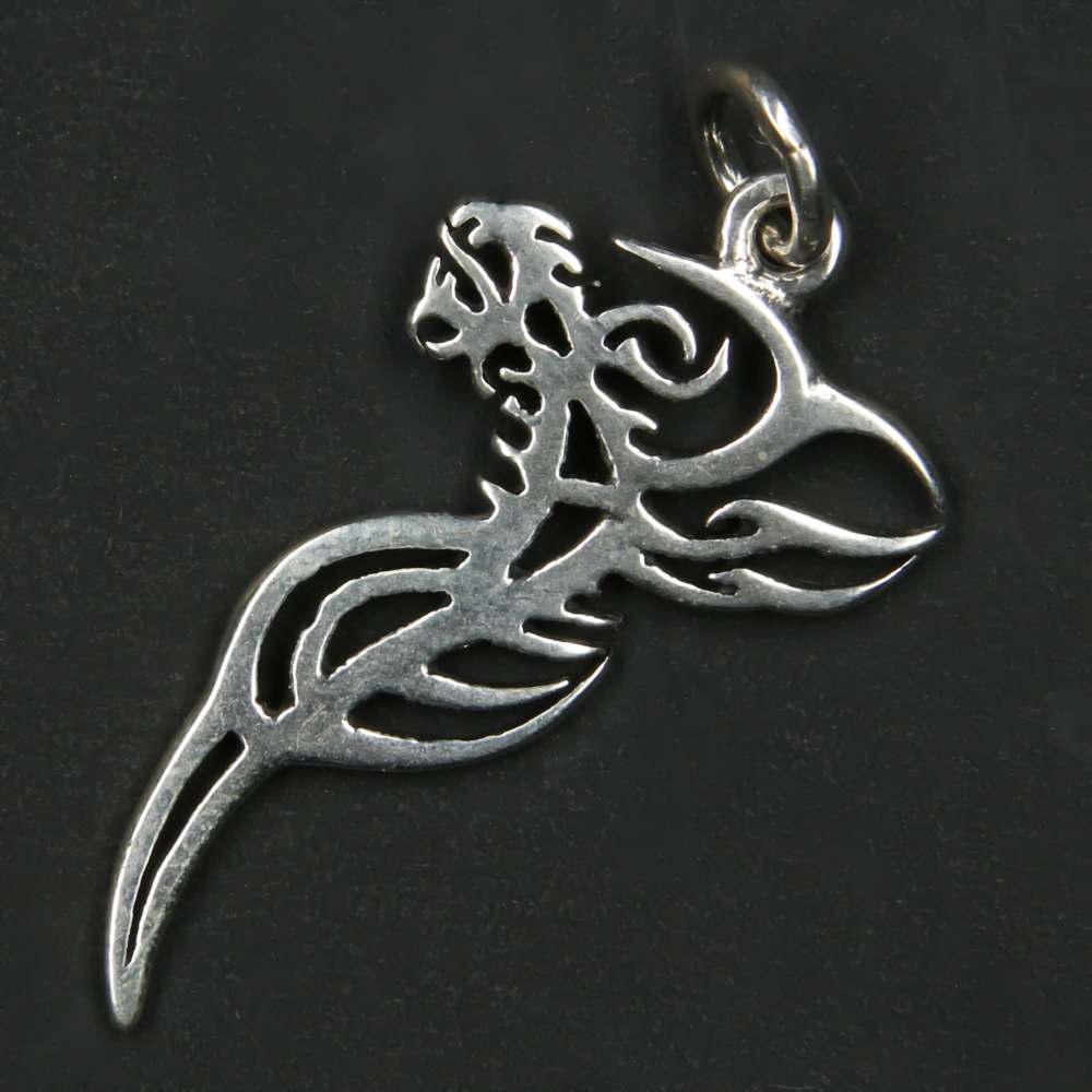 Drache Anhänger 925er Silber Kettenanhänger