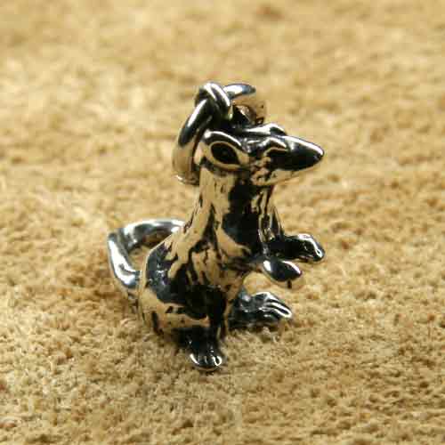 Ratte Schmuck Silber Kette Anhänger