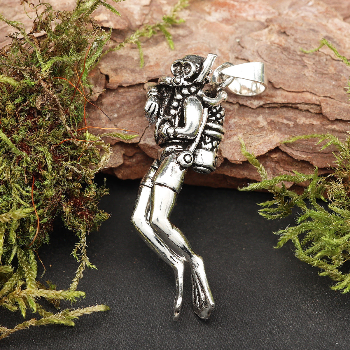 Tauchsport Silber Kettenanhänger 925