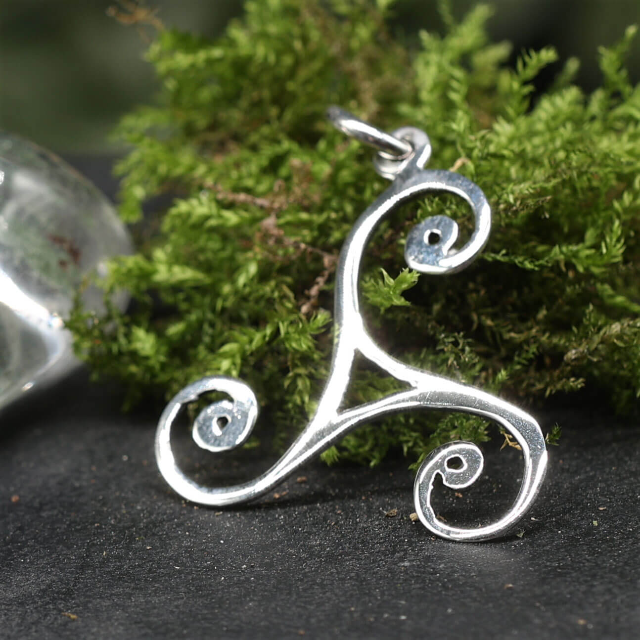 Triskelion Jewelry Pendant 925 Silver Triskelion