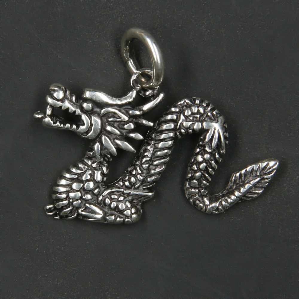 Drache Schmuck Anhänger 925er Silber