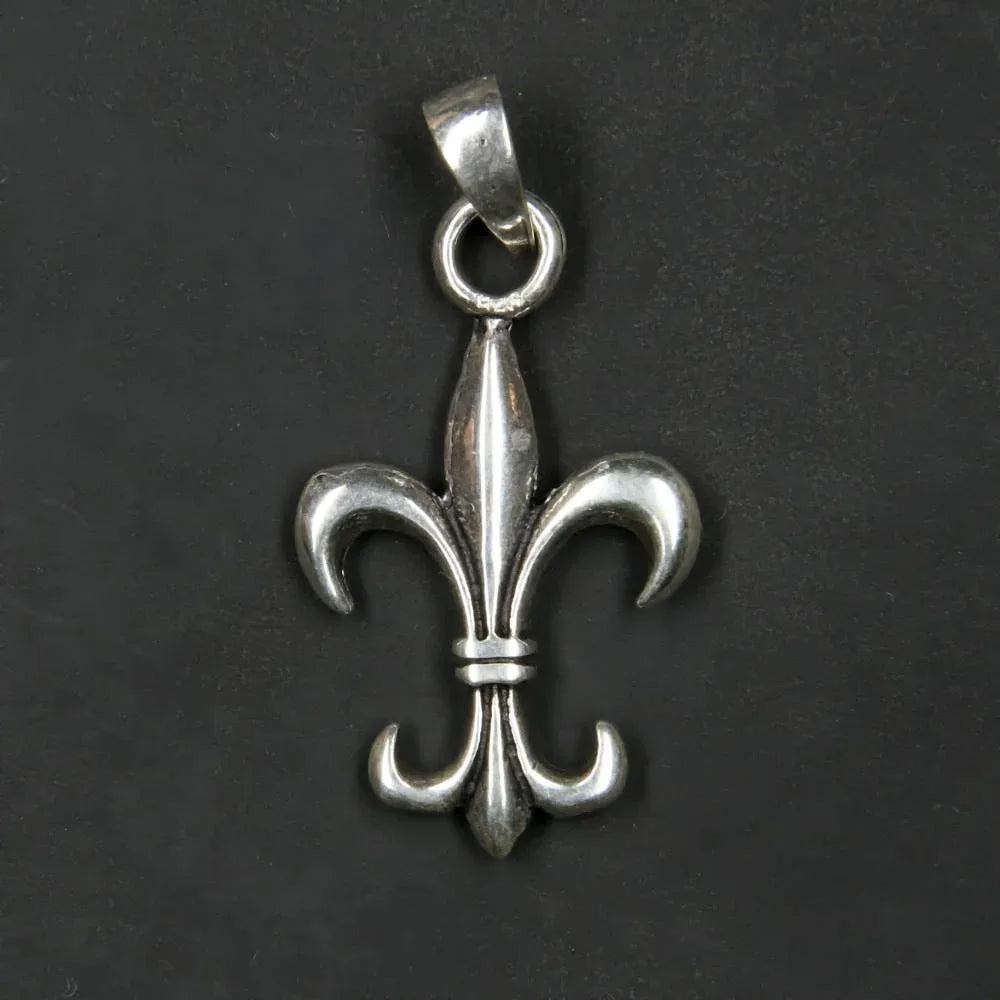 Fleur de Lys Schmuck Anhänger 925er Silber