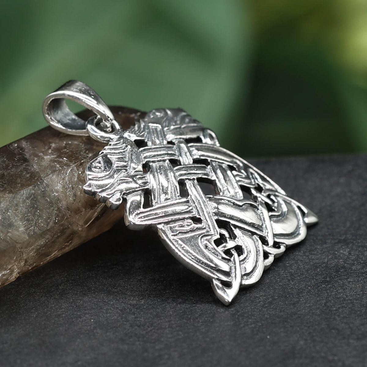 Silber Schmuck Anhänger Keltische Hunde