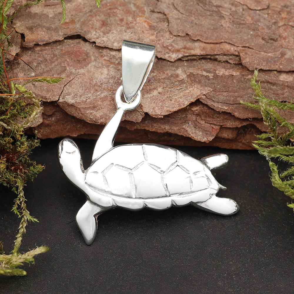 Schildkröte Kettenanhänger Silber 925 Schmuck