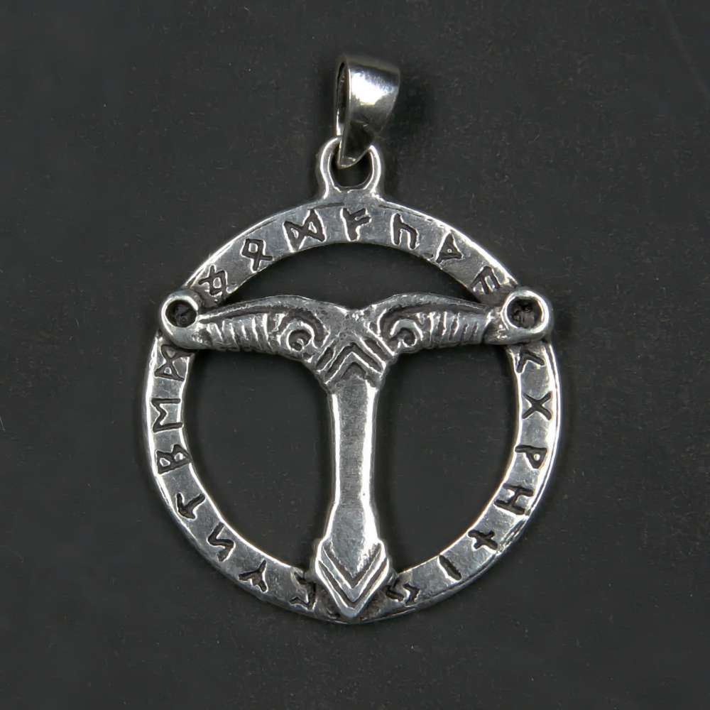 Runen Irminsul Silber Anhänger 925