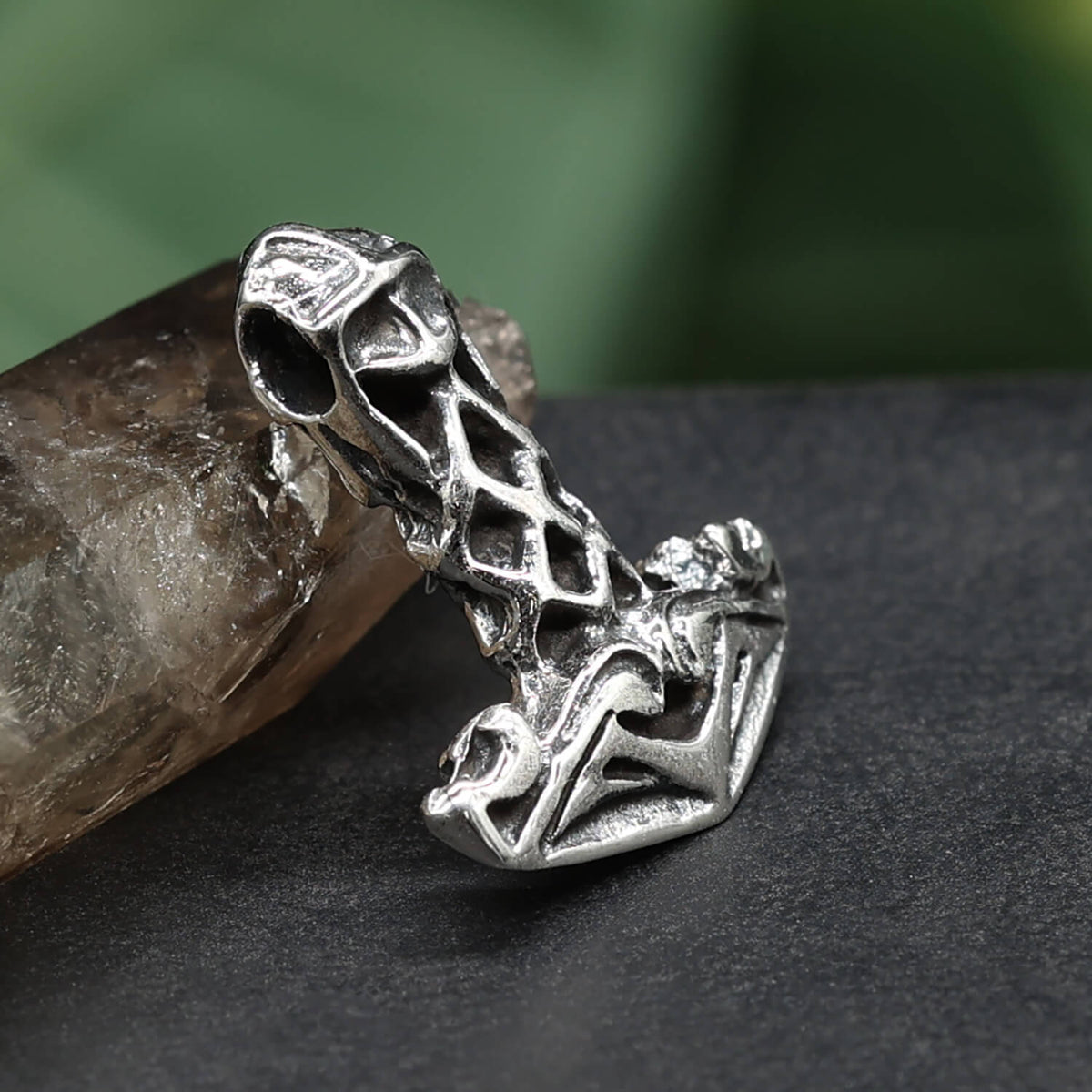 Silber Schmuck Anhänger Thors Hammer