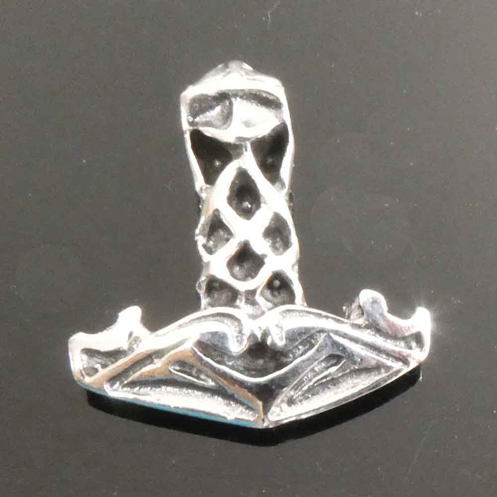 Thorshammer Wikinger Anhänger Silber