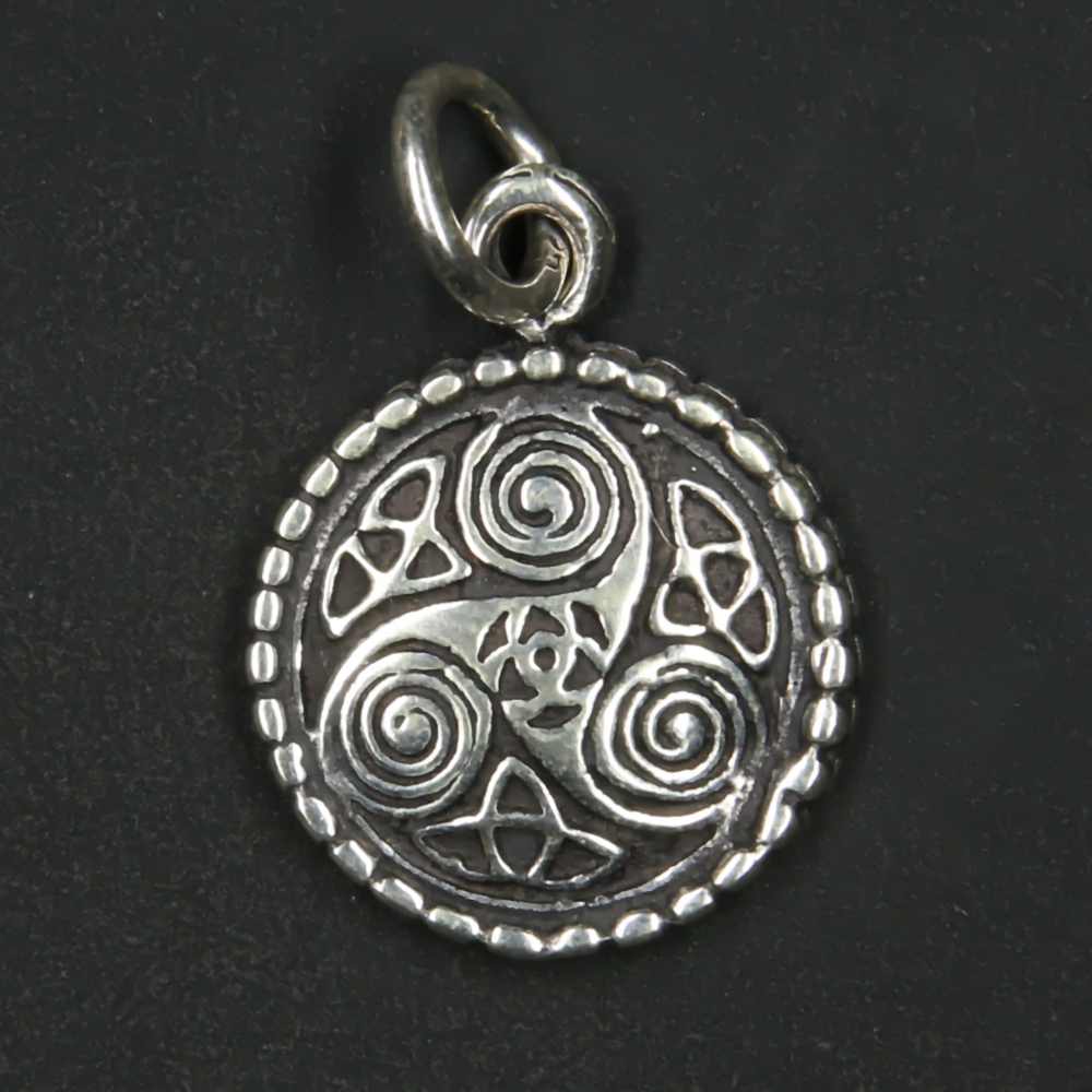 Triskel Schmuck Anhänger Silber Kette