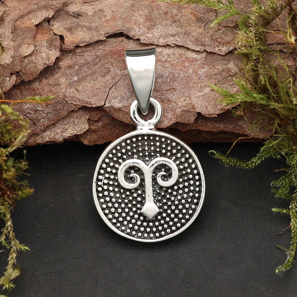 Sternzeichen Widder Anhänger 925er Silber Astrologie Tierkreiszeichen Schmuck