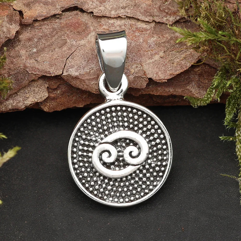 Sternzeichen Krebs Anhänger 925er Silber Astrologie Tierkreiszeichen Schmuck