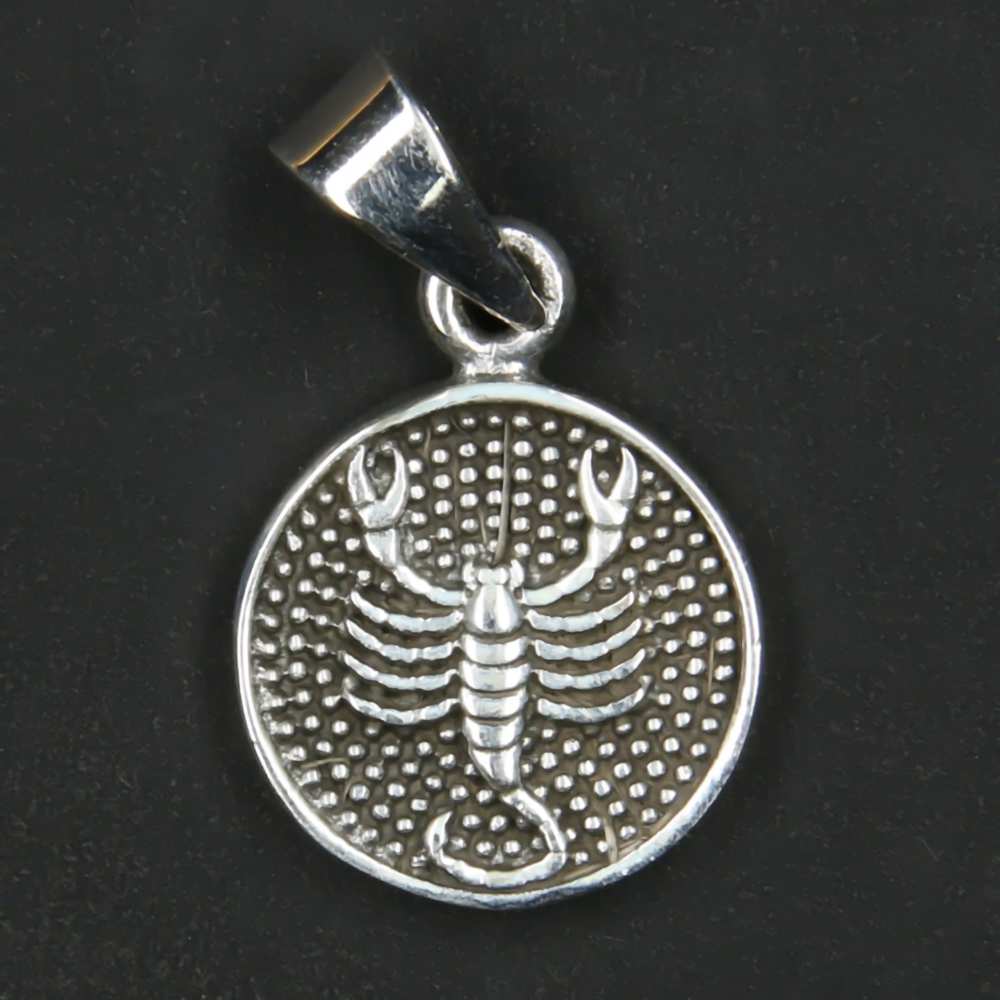 Skorpion Sternzeichen Silber Schmuck Tierkreis astrologie