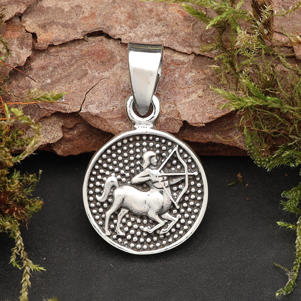 Schütze Sternzeichen 925 Silberanhänger astrologischer Schmuck