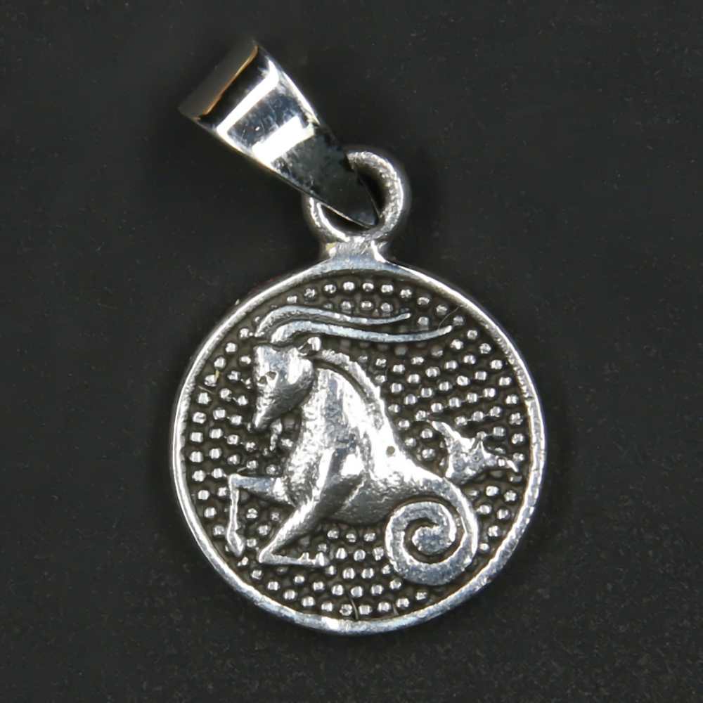 Steinbock Sternzeichen Silber Schmuck Tierkreis astrologie