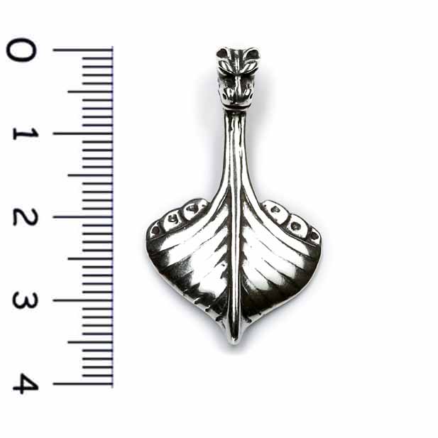 Drachenboot Schmuck Silber