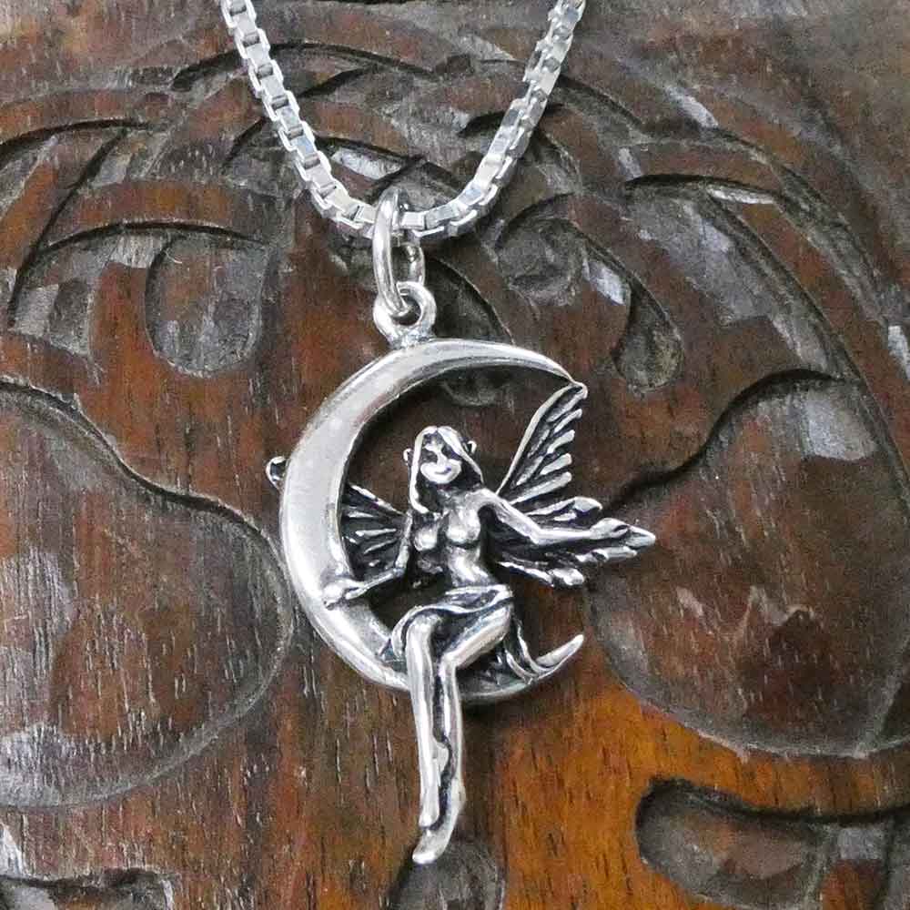 Silberkette Elfe Silberanhänger