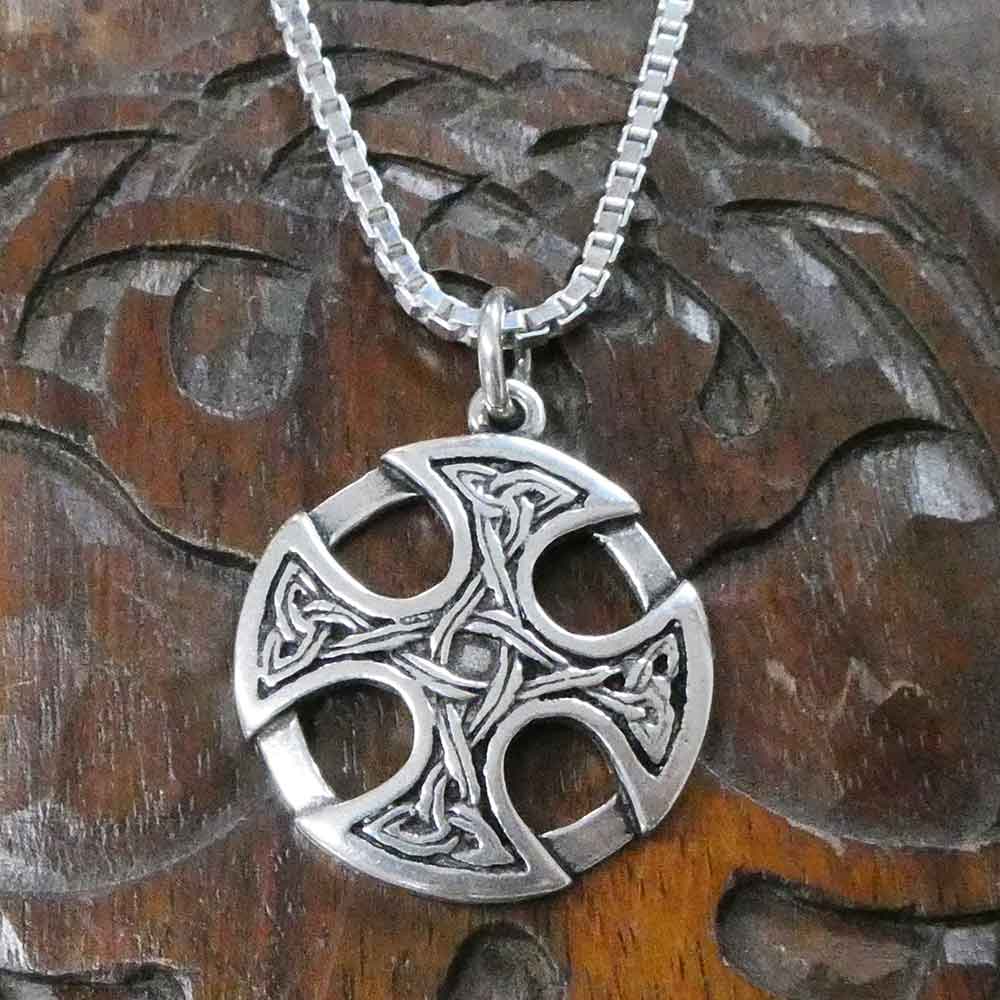 Keltisches Kreuz Silberkette