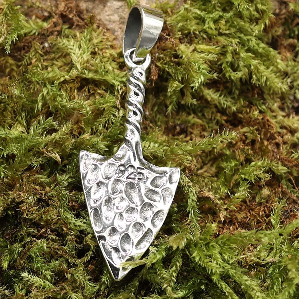 Speerspitze Anhänger 925 Silber Schmuck Kettenanhänger Wikinger