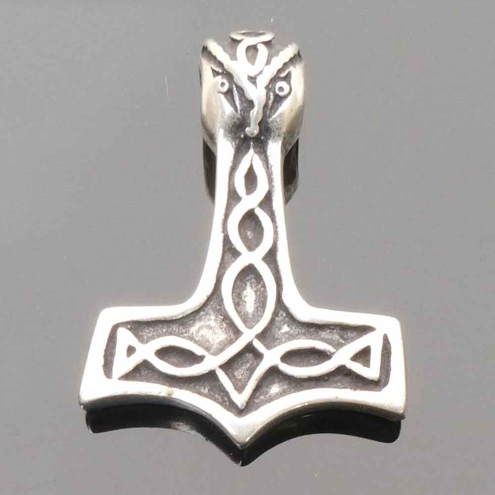 Wikinger 925 Silber ThorHammer Kettenanhänger