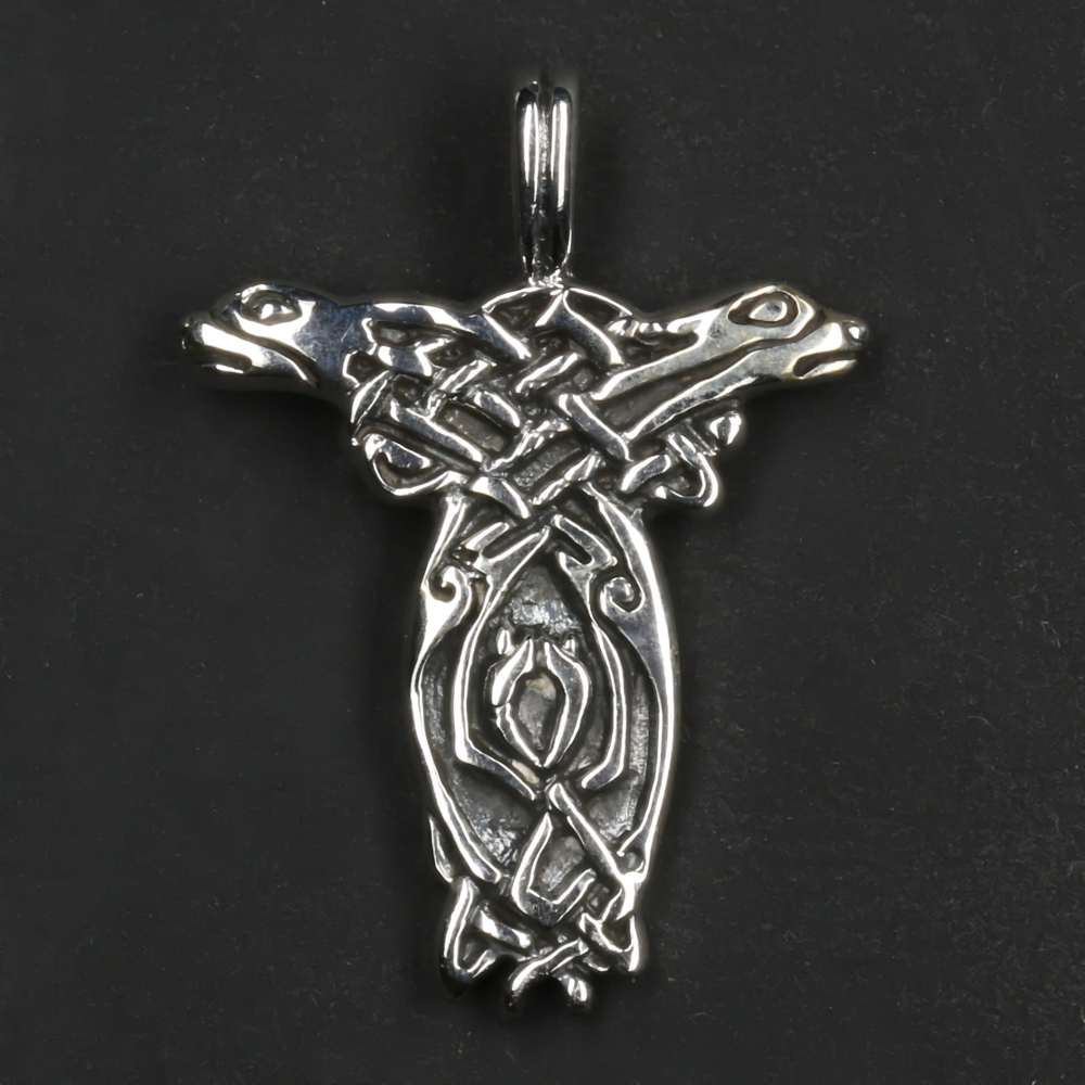 Kelten Silberschmuck 925 Silber Kettenanhänger ausgefallener Anhänger