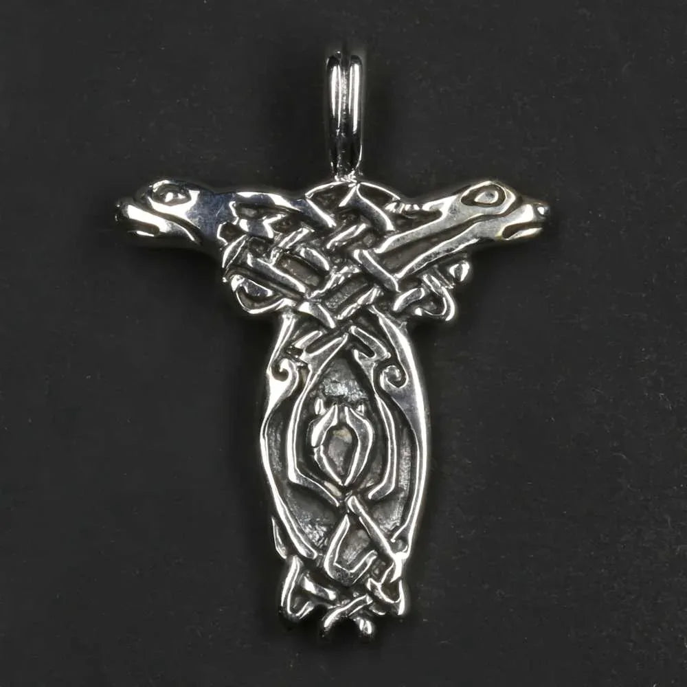 Kelten Silberschmuck 925 Silber Kettenanhänger ausgefallener Anhänger