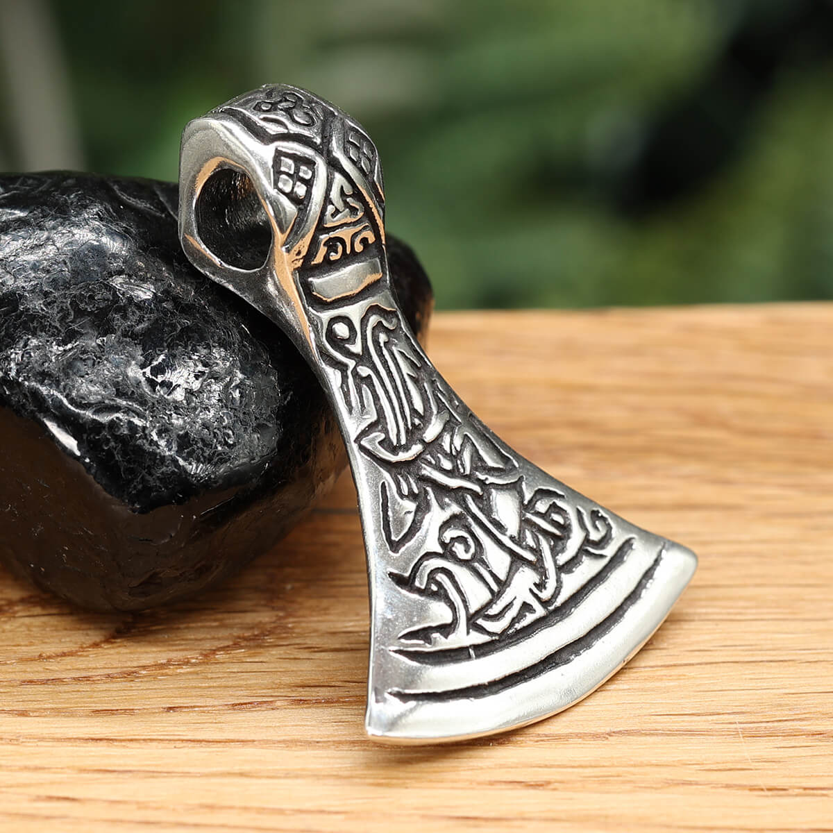 Mammenaxt Silber Anhänger Schmuck Halskette Wikinger