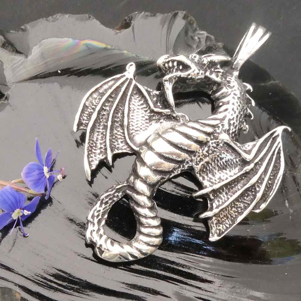 Großer Drachenschmuck Anhänger Männer Frauen