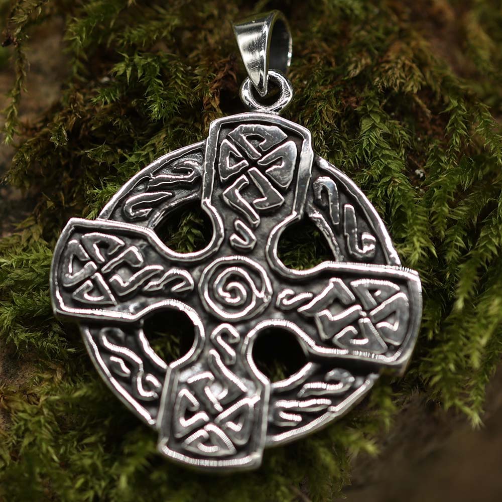 Keltenkreuz Anhänger groß massiv keltisches Kreuz