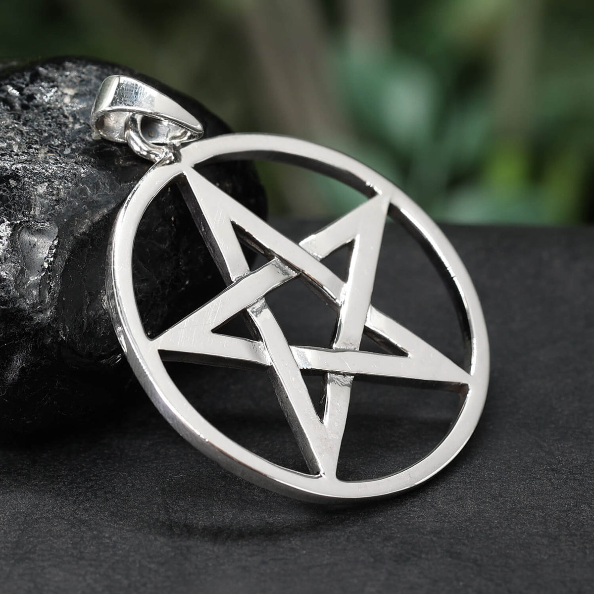 Hexenstern Silberanhänger Schmuck Kettenanhänger