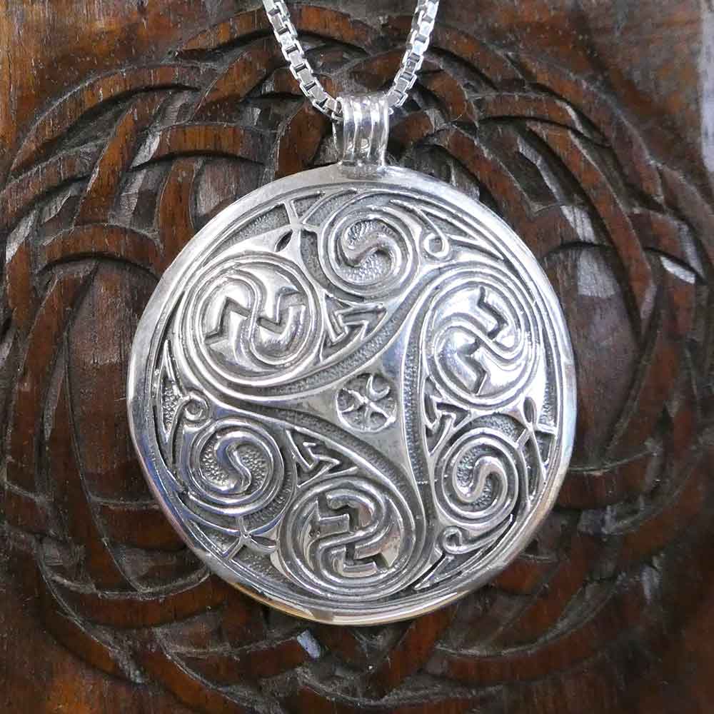 Triskel Schmuck Silberkette