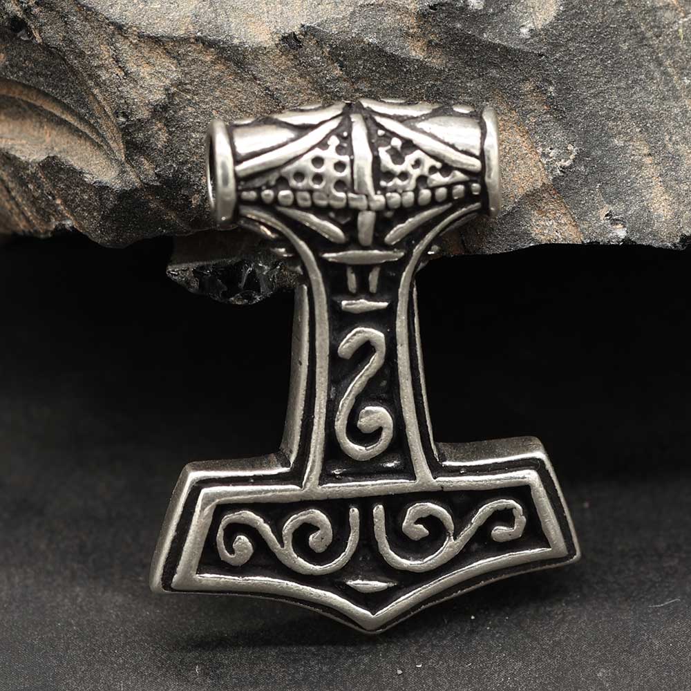 Thorshammer Hinten Ansicht Kettenanhänger