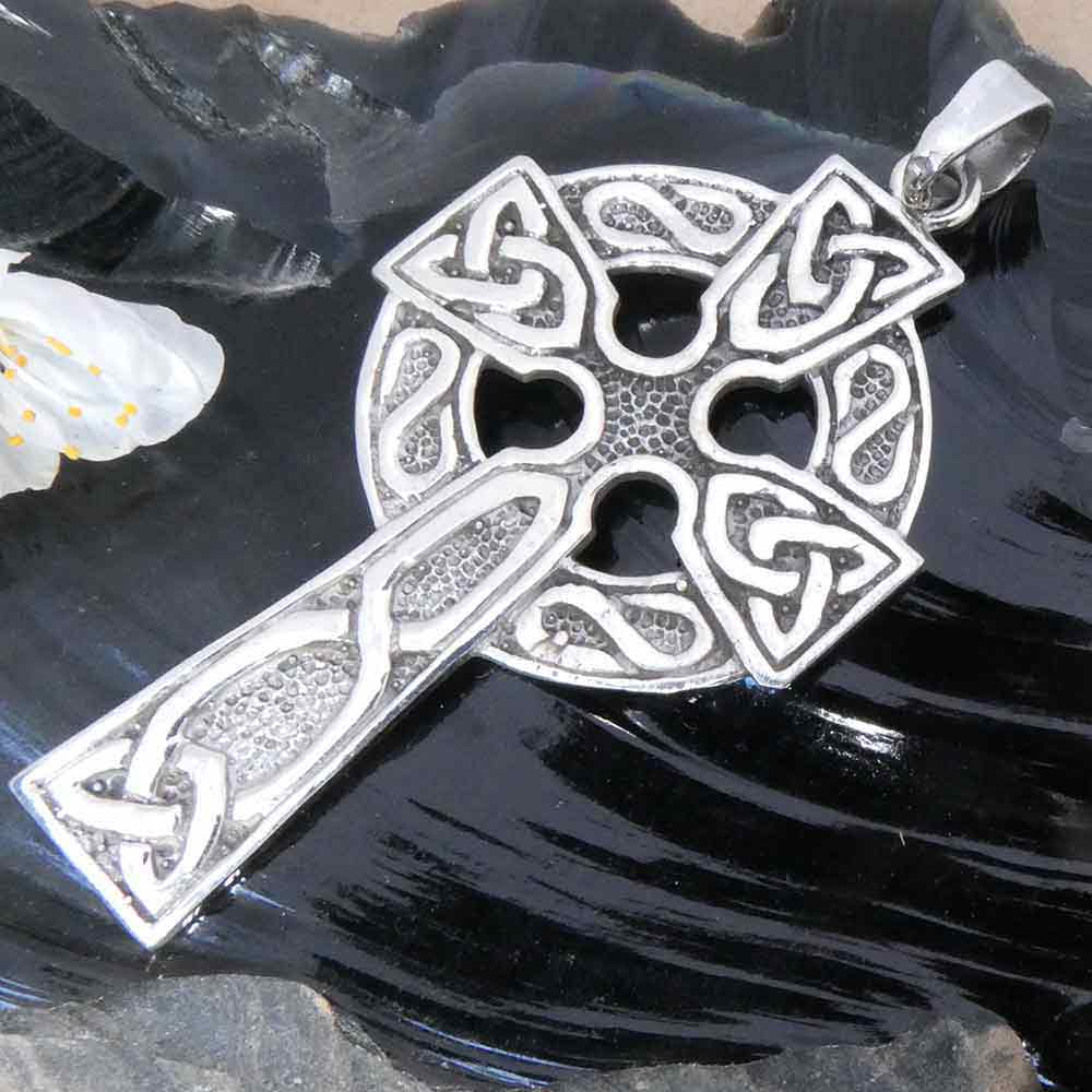 Keltisches Kreuz Silber Kette