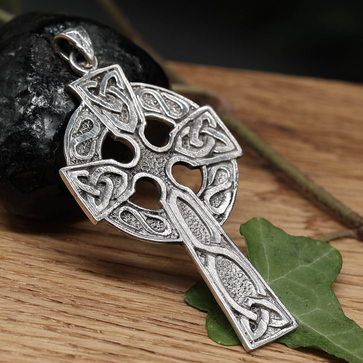 Keltenkreuz Anhänger Silber edler Silberschmuck