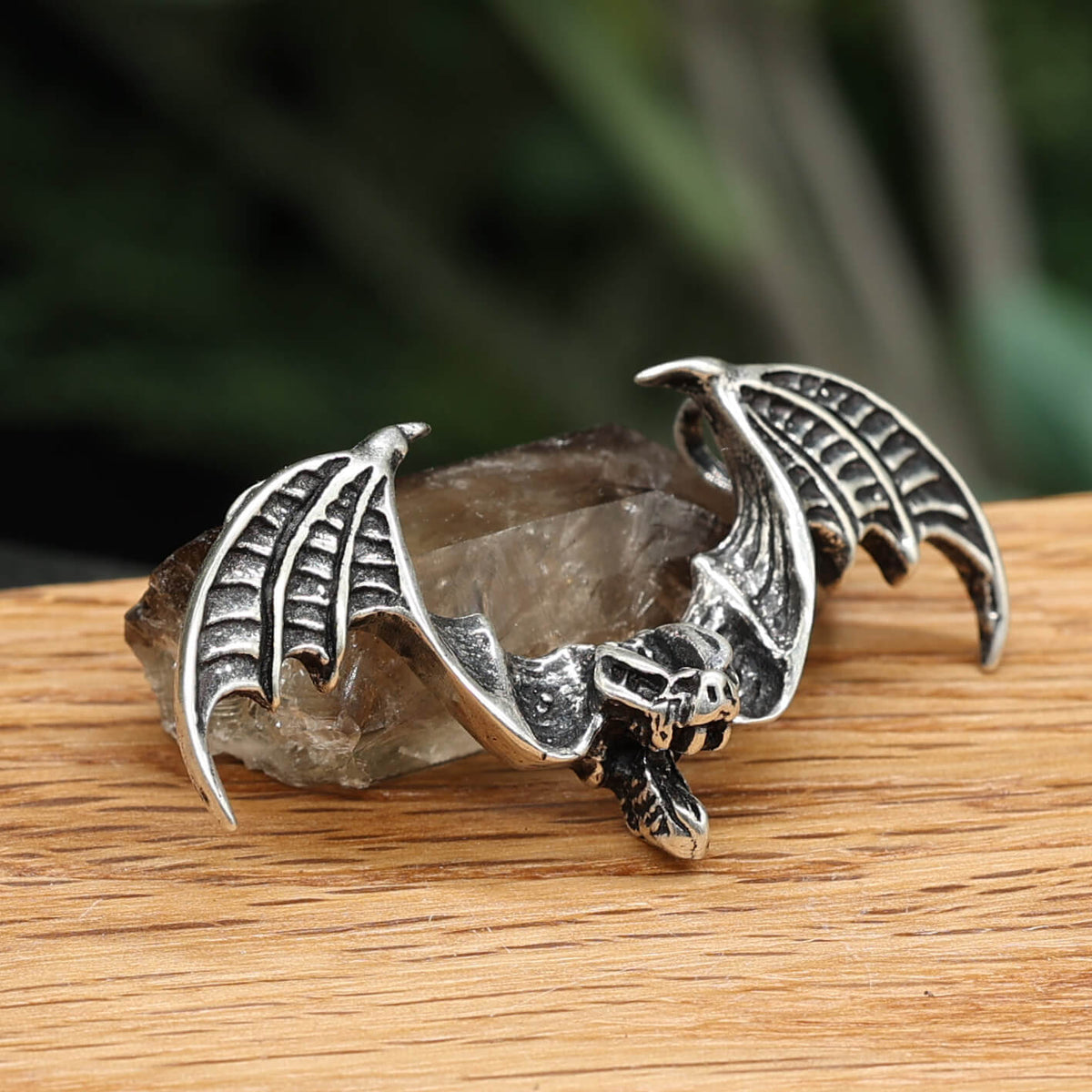Fledermaus Silber Anhänger für Kette Schmuck Design