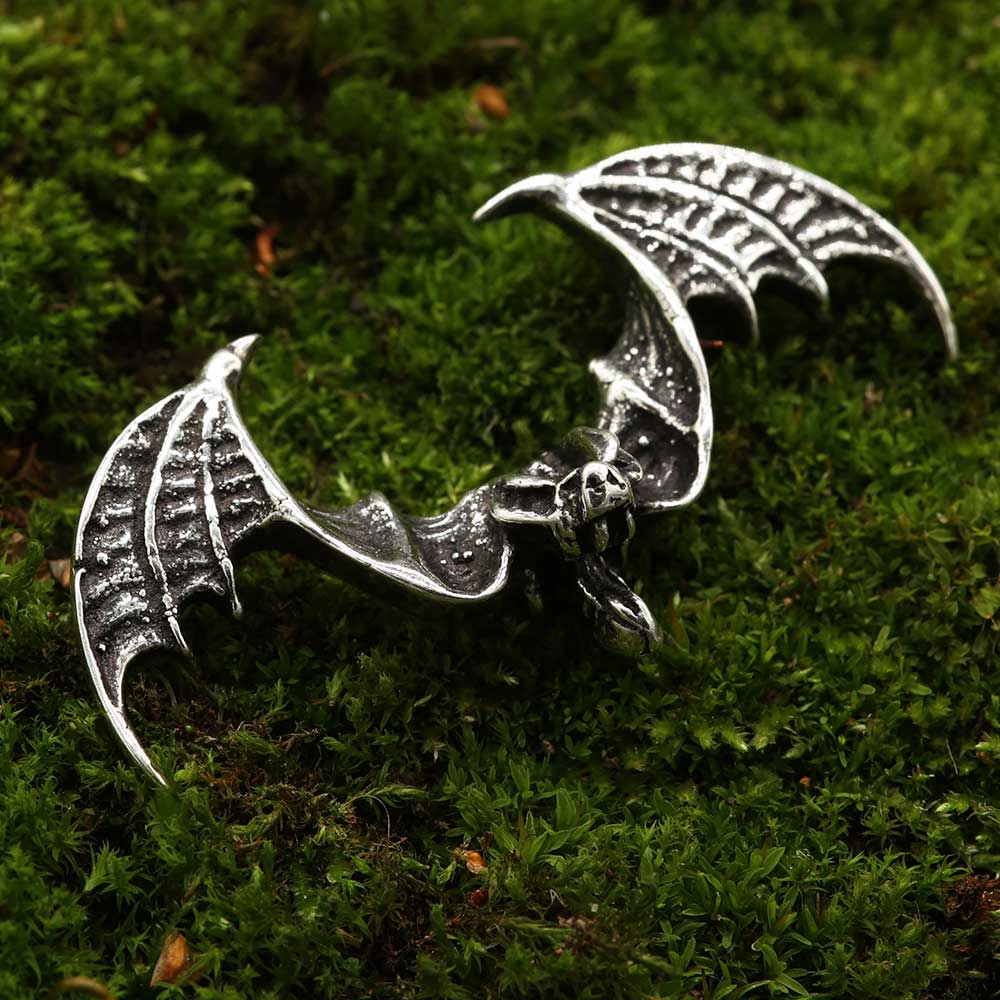 Fledermaus Anhänger ausgefallener Silberanhänger