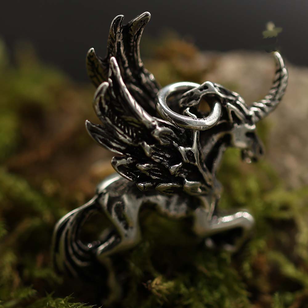 Pegasus Kettenanhänger Silber