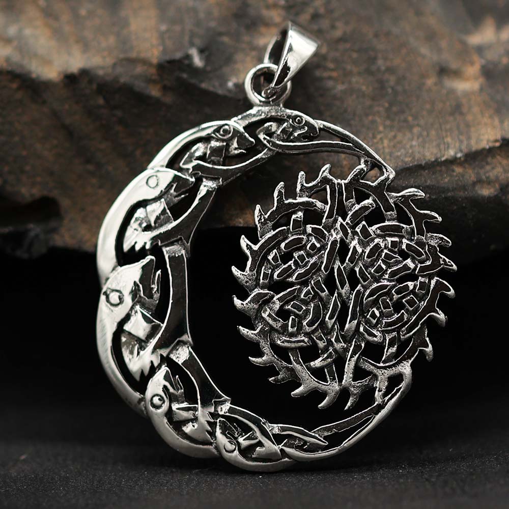 Ausgefallener Kelten Schmuck 925 Sterlingsilber Anhänger