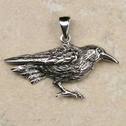 Rabe Schmuck Silber Kettenanhänger