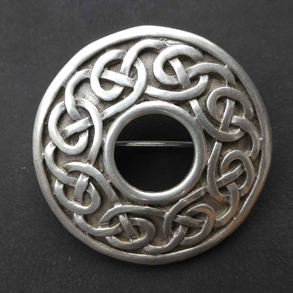 keltische Brosche Silberschmuck