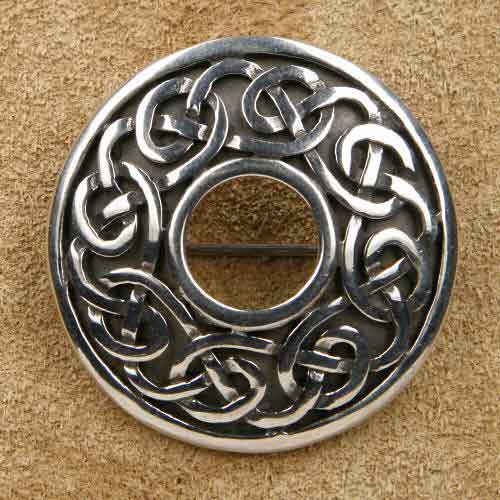 keltische Brosche Silberschmuck
