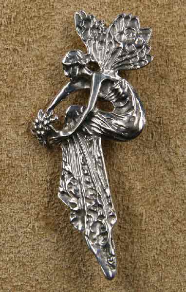 Brosche Elfe Schmuck 925 Silber