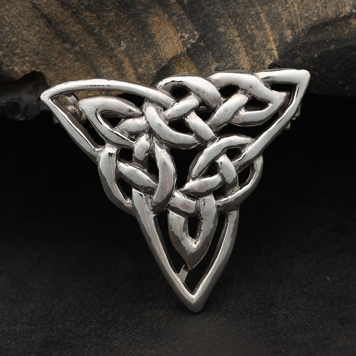 Keltische Brosche Silber Kelten Design 925 Silber Edler Schmuck Gewandung